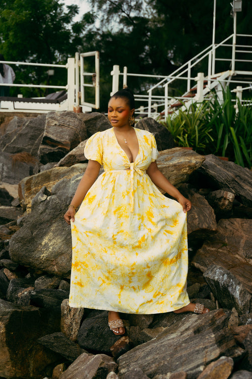 Adire Day Dress