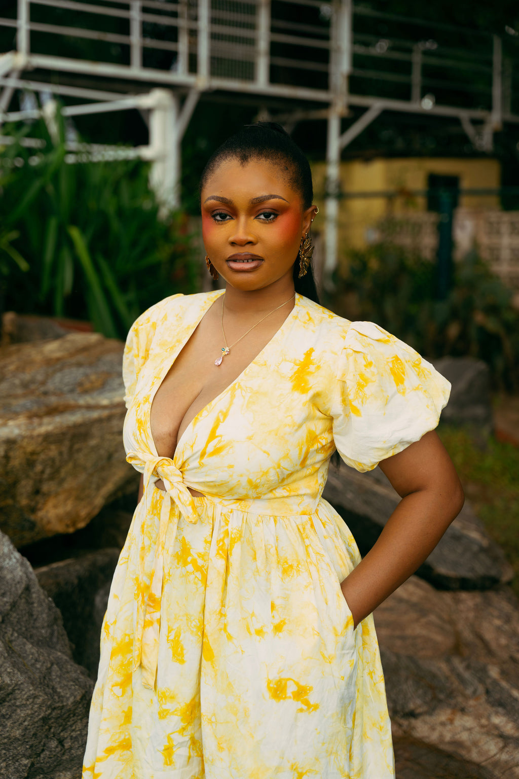Adire Day Dress