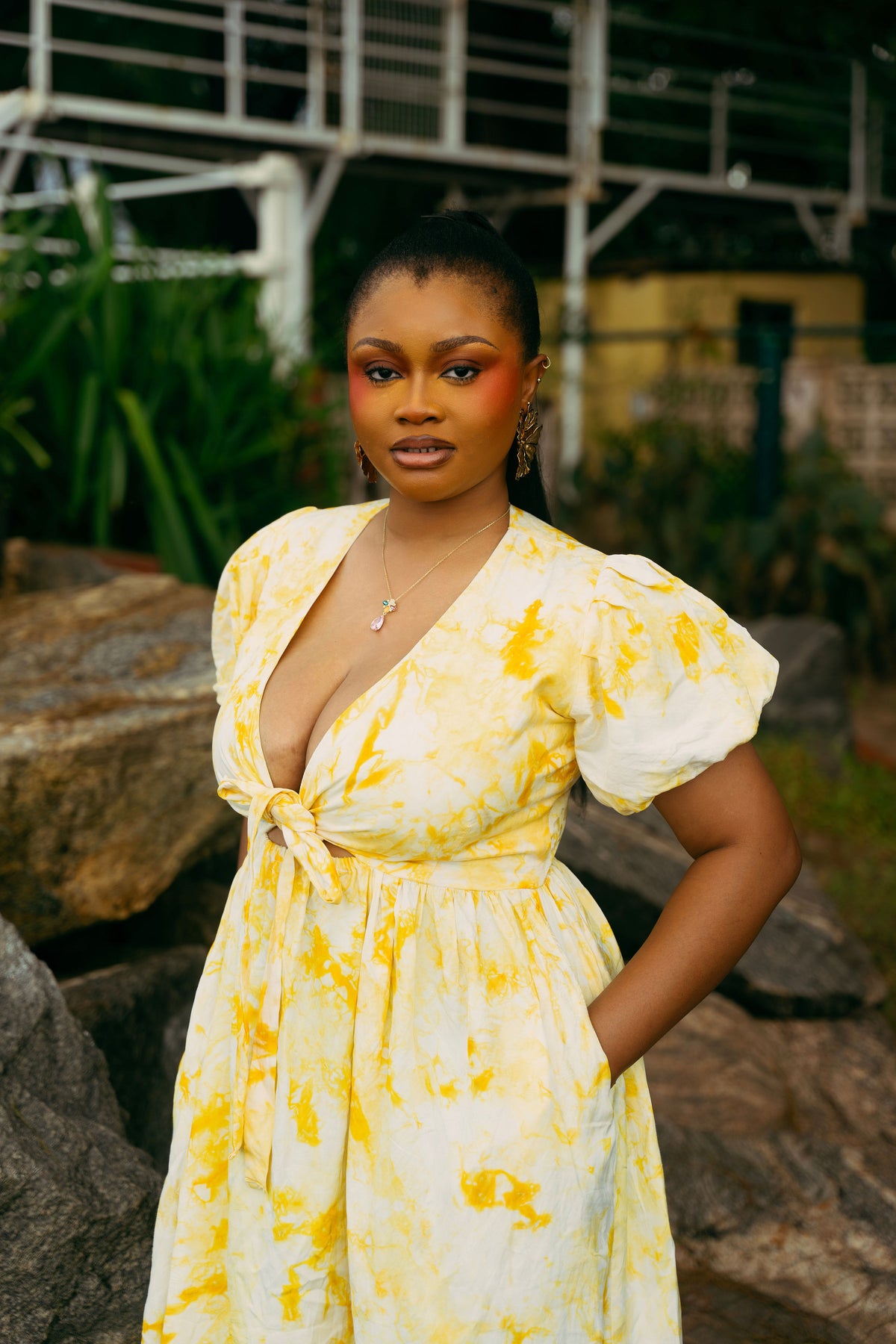 Adire Day Dress